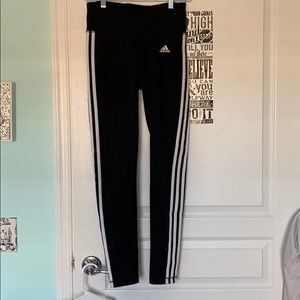 Adidas high-waisted athletic leggings